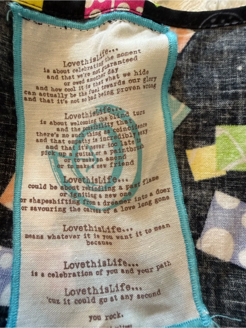 Women’s Black Scrub topwith Colorful Dice Print - Unbranded - Picture 4 of 5